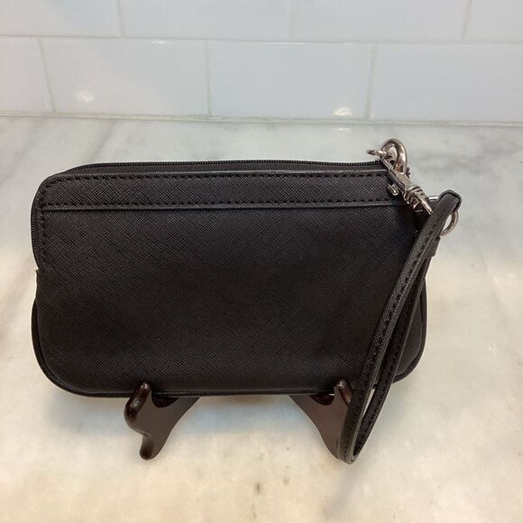 Karl Lagerfeld Leather Pouch Wristlet NWOT - Picture 4 of 10